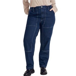 Madewell The Perfect Vintage Straight Jean Henshaw Wash Workwear W-758 Sz 33